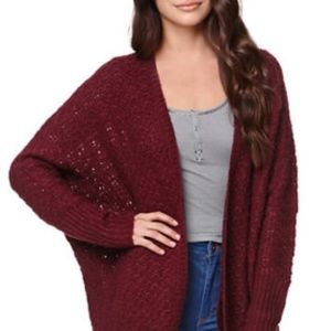LA Hearts Textured Knit Cardigan